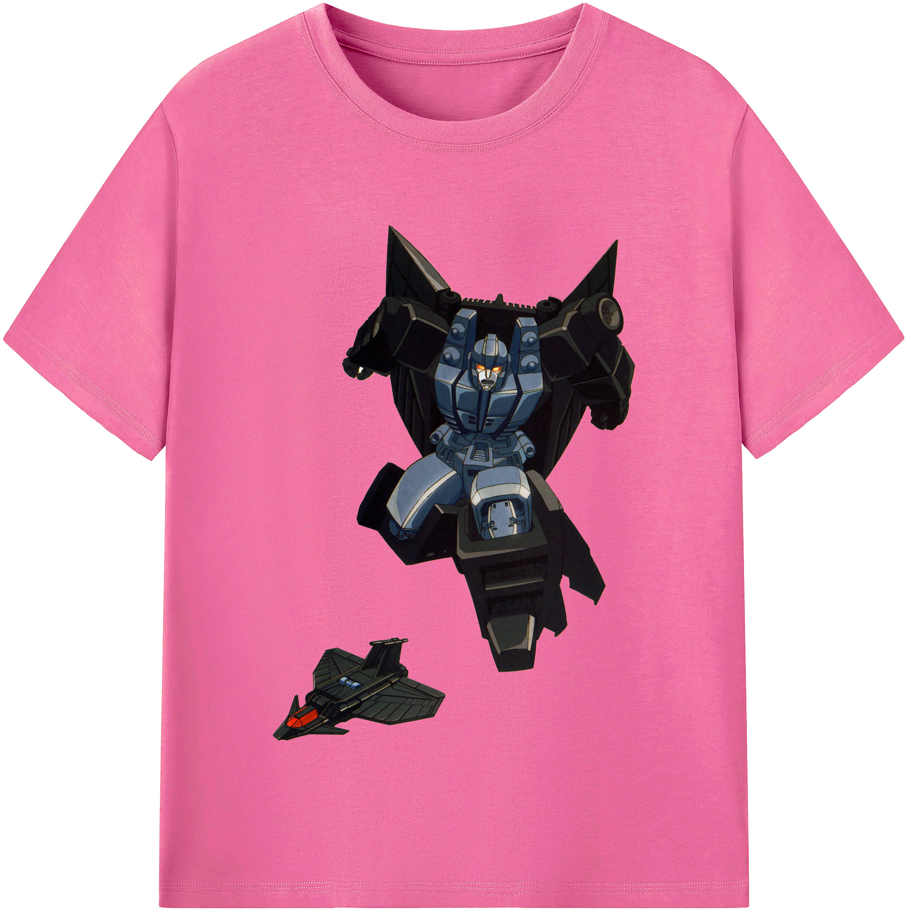 （画像用）  レディースカジュアルプリントTシャツ（綿100％）